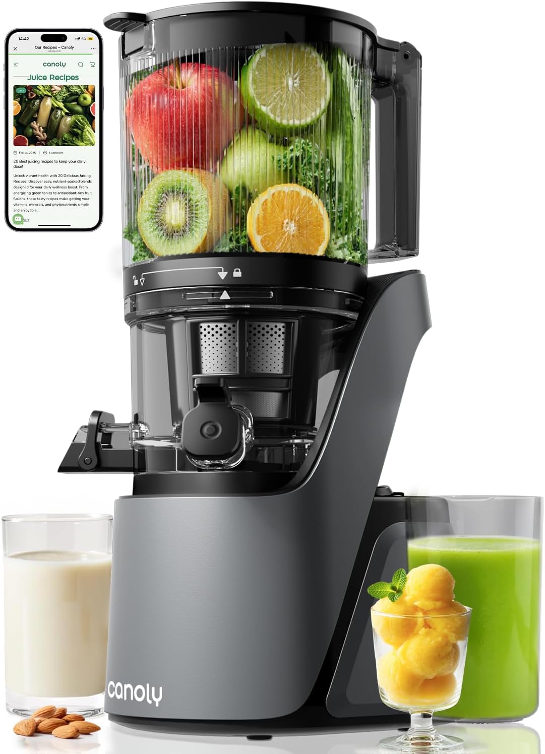 Canoly C16 Cold Press Juicer, 6