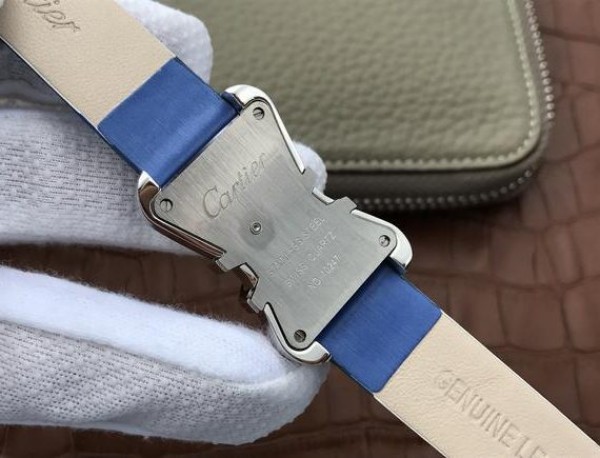 Replica Cartier High Jewelry Watches WJ306014 Blue Dial Blue Fabric Strap - Top club