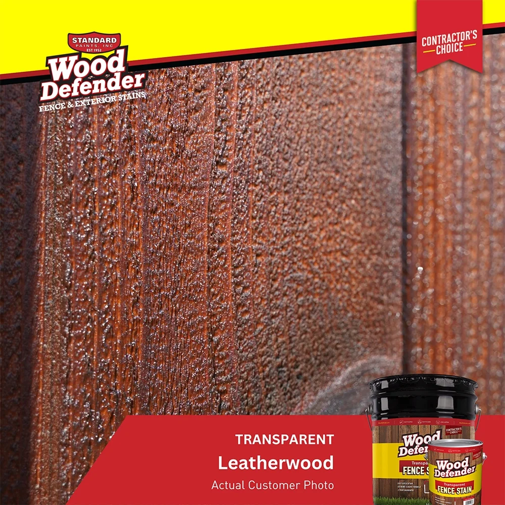 Standard Paints 809503-5 Fence Stain Leatherwood - 5 gal