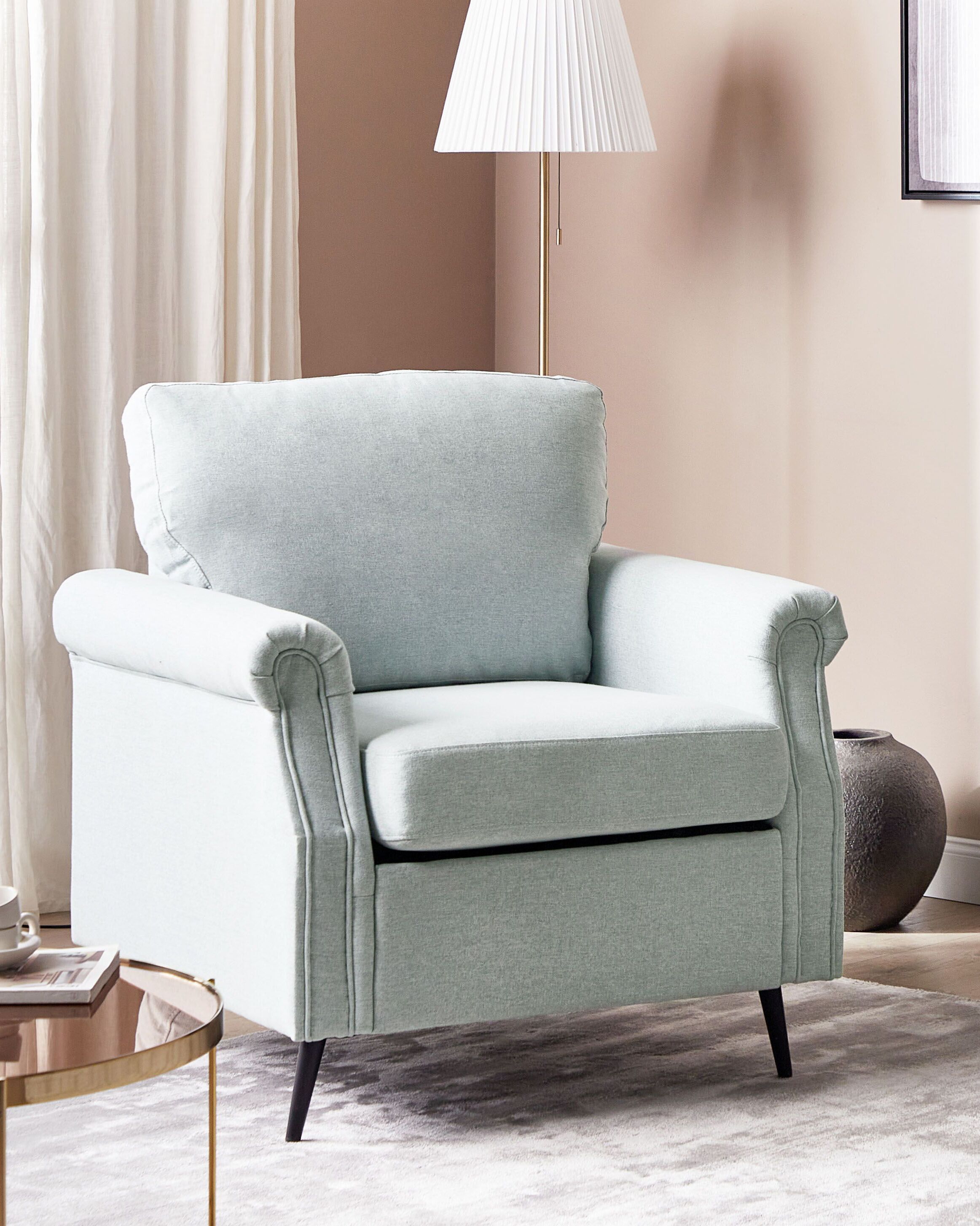 Armchair VIETAS Fabric Light Grey