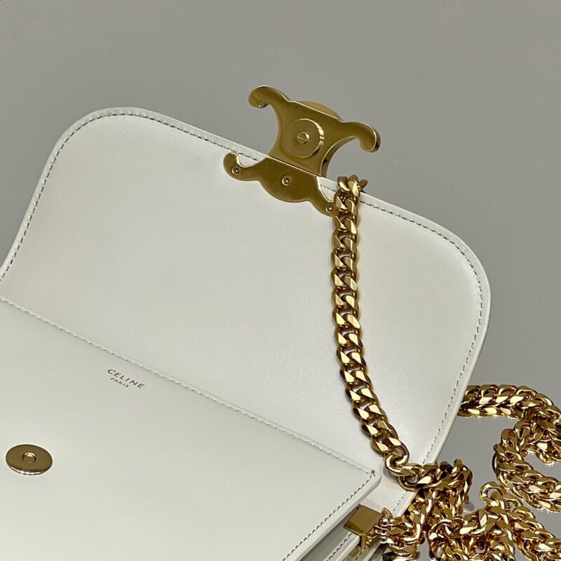 Replica Celine Teen Triomphe Bag White1:1High-quality replica