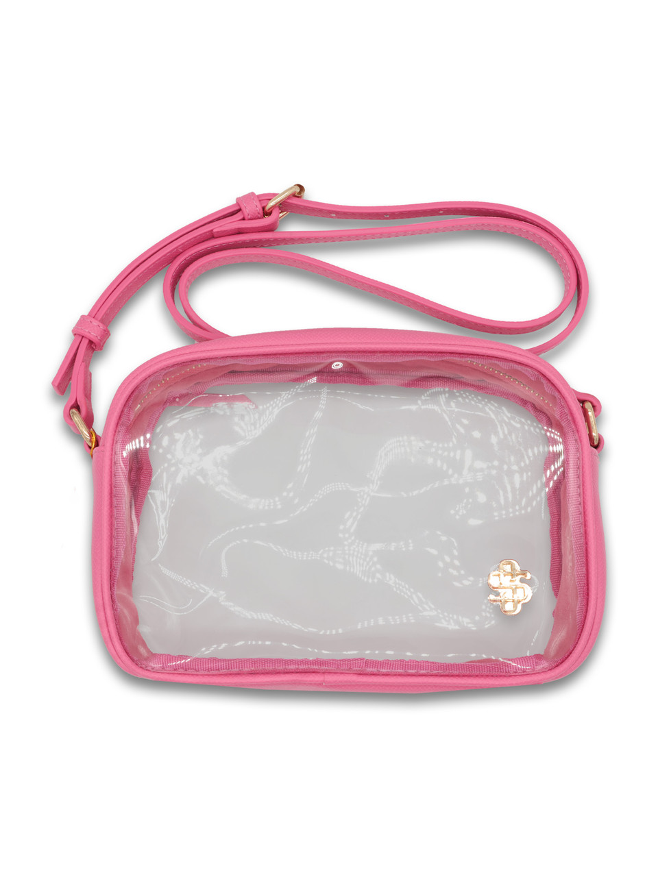 0126-BAG-LTHR-VGN-STDM-PINK - Simply Southern Outlet