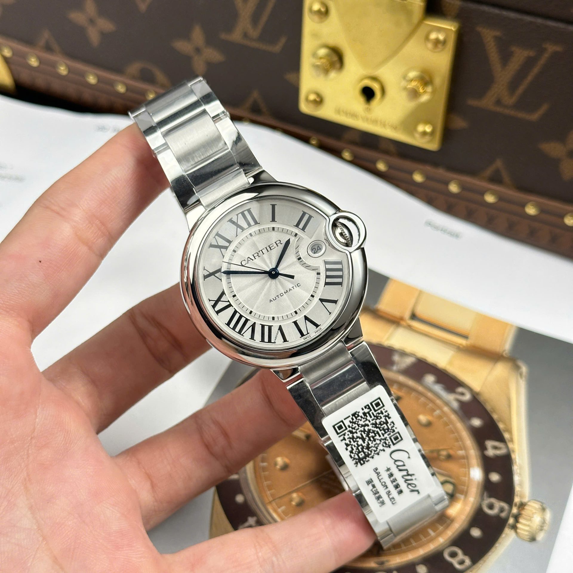 Cartier Ballon Bleu Replica Watches White Dial Automatic Movement AF Factory 40mm - Top club