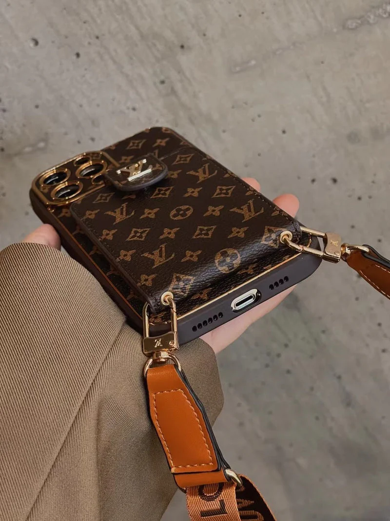 Advanced leather iPhone Case With Card Wallet And Strap - Wholesale & Influencer