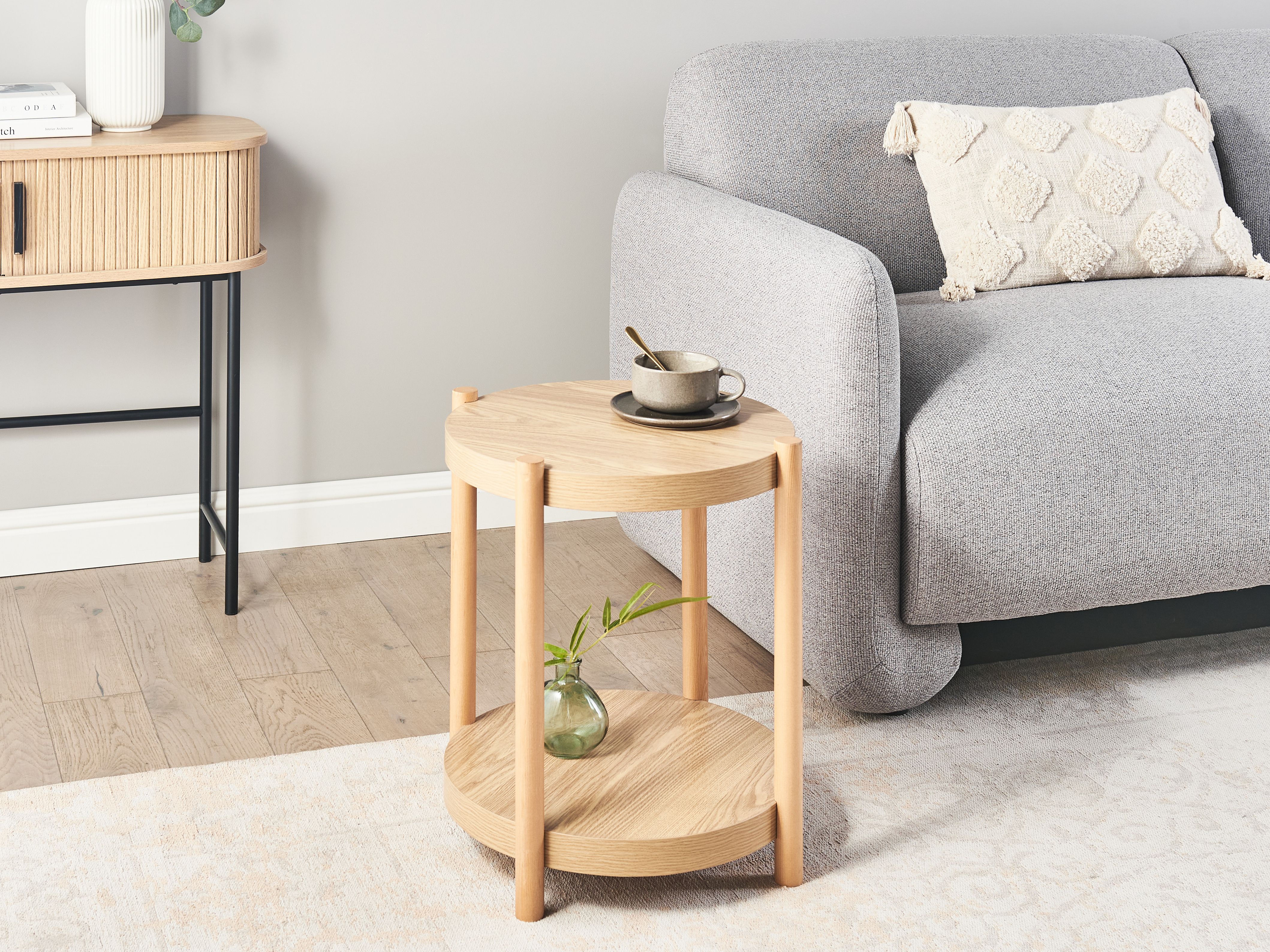 Side Table CONNELL Light Brown