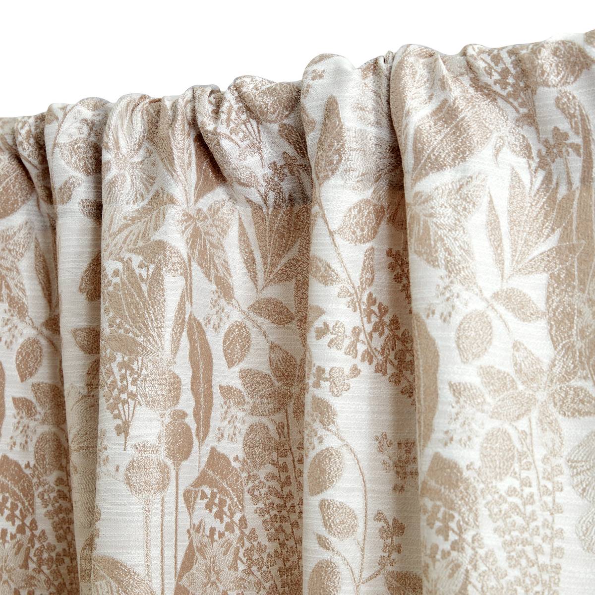 "Samara" Curtain Beige linen, 260x140 cm