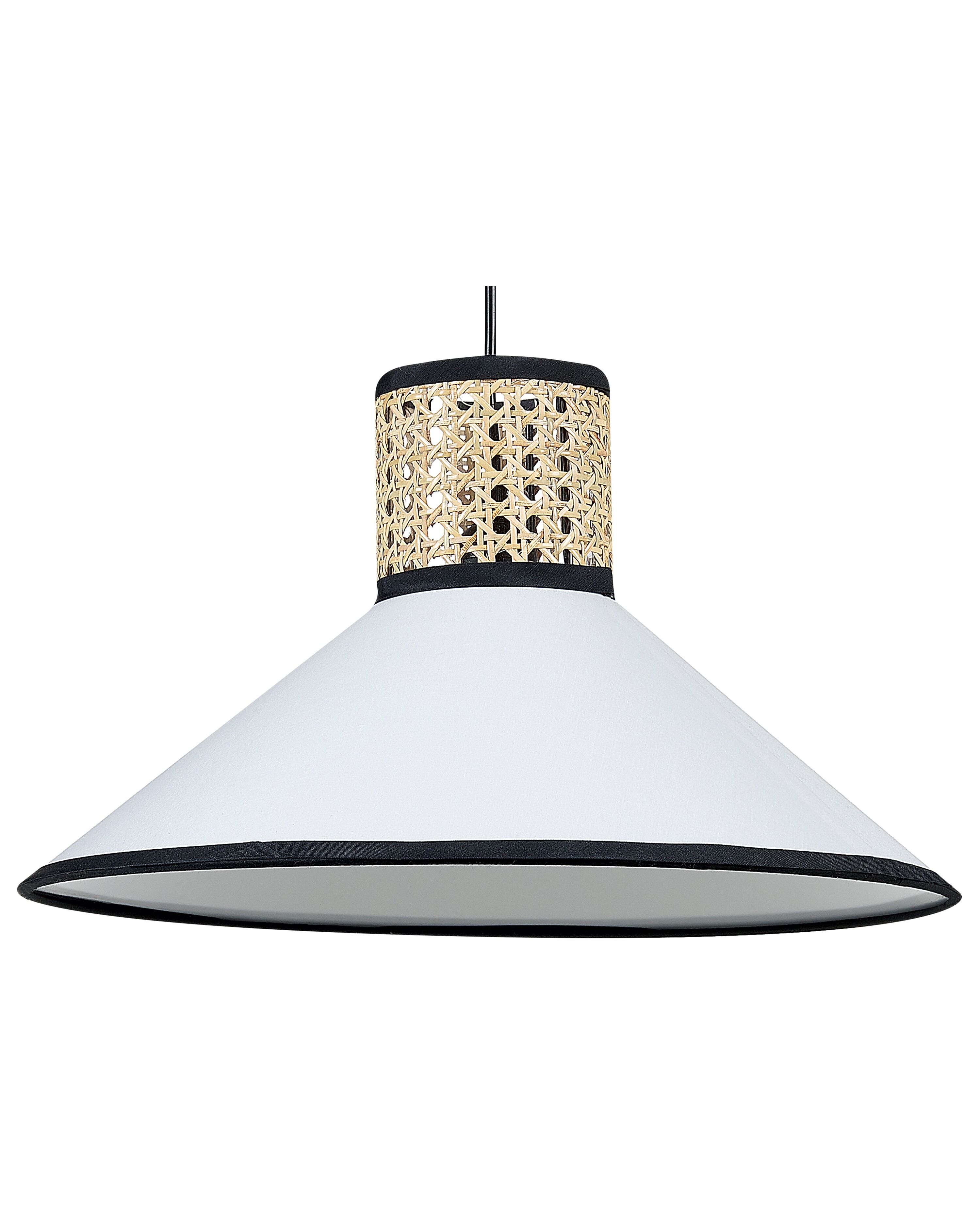 Pendant Lamp MANTUA Rattan White