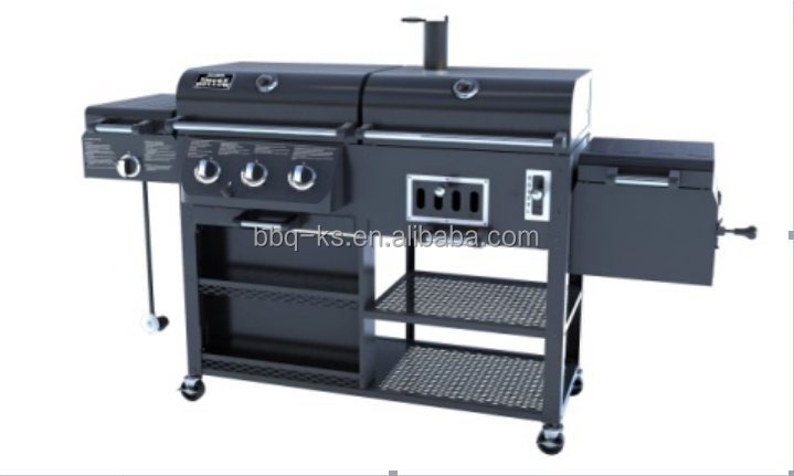 Commerical Gas & Charcoal BBQ GRILL OUTDOOR GAS & Charcoal BARBECUE