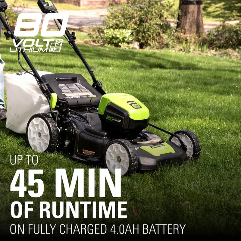 Greenworks 80V Cordless 21-Inch Self-Propelled Brushless Lawn Mower - Image 6 Greenworks 80V Cordless 21-Inch Self-Propelled Brushless Lawn Mower - Image 6