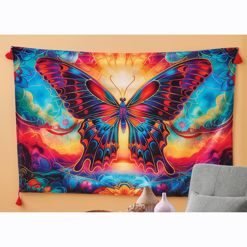 Boho Butterfly Wall Tapestry - MIDNIGHT VELVET CATALOG
