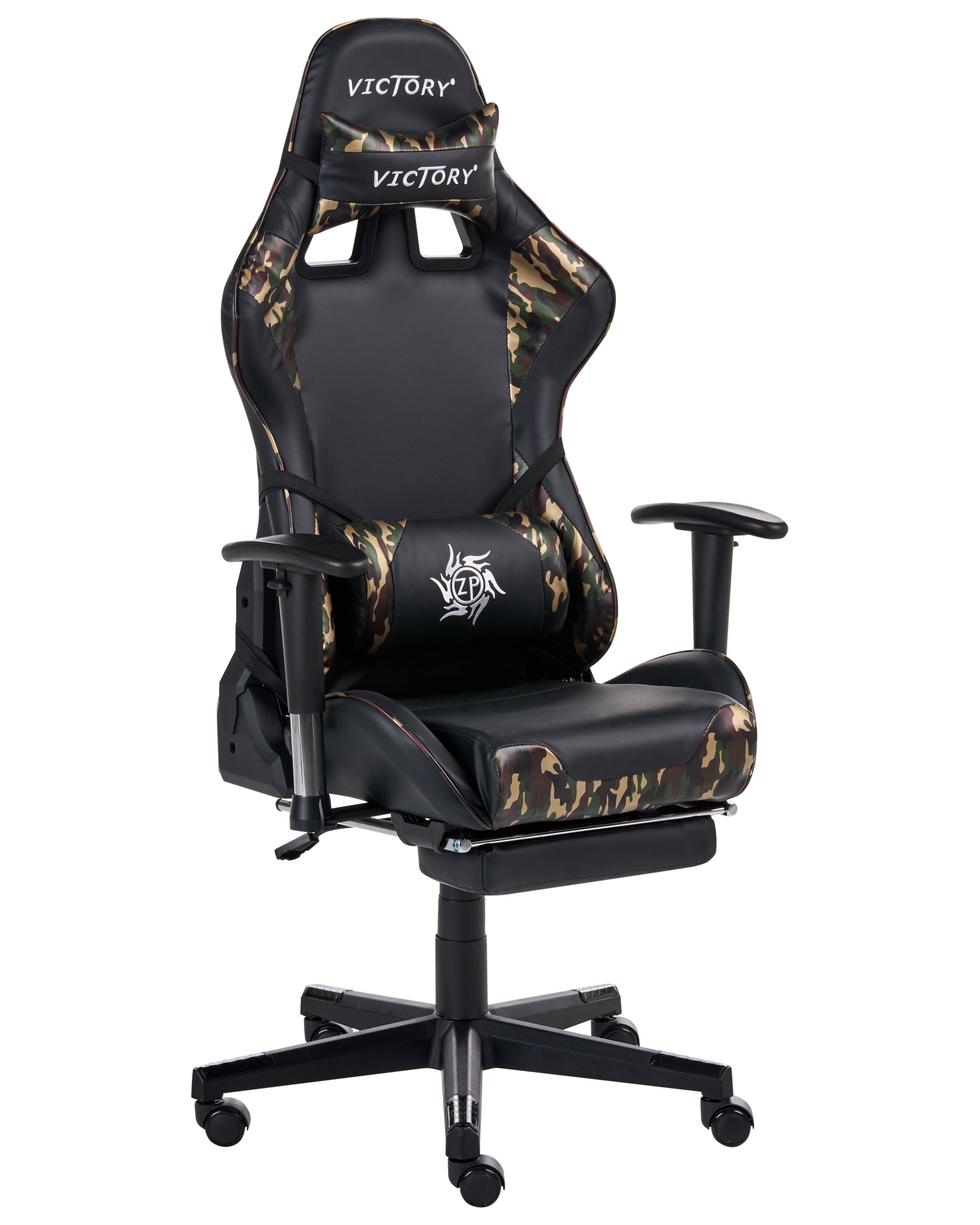 Gaming Chair VICTORY Faux Leather Dark Grey
