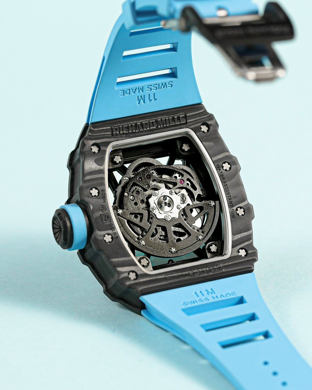 Richard Mille Replica 11 Watch RM 35-02 Rafael Nadal Blue 44mm - Top club