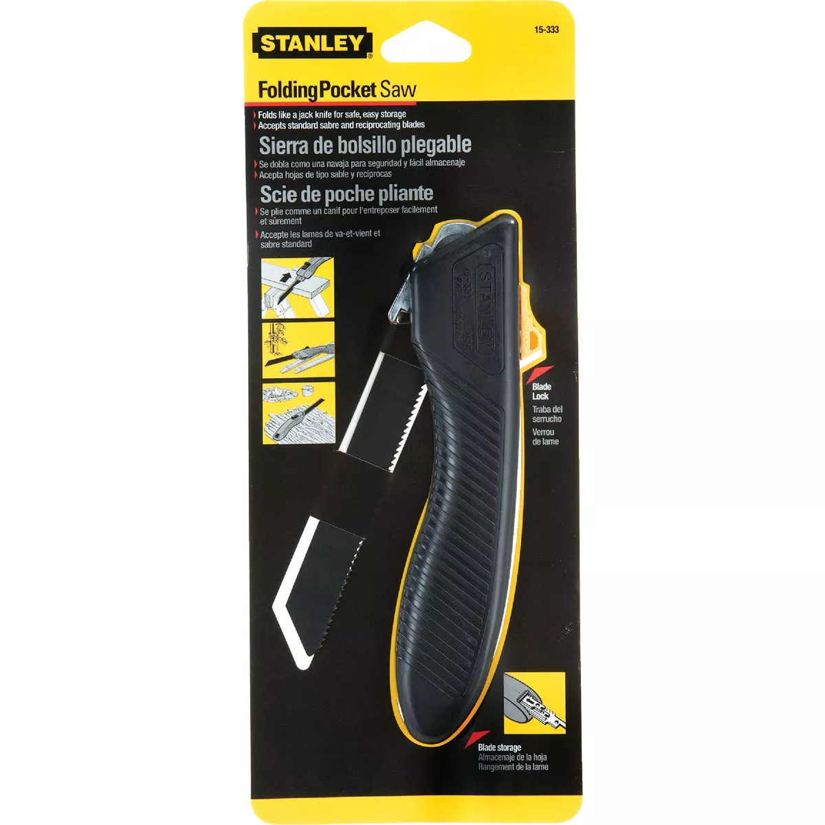 Stanley 6 In. Blade Folding Pocket Saw