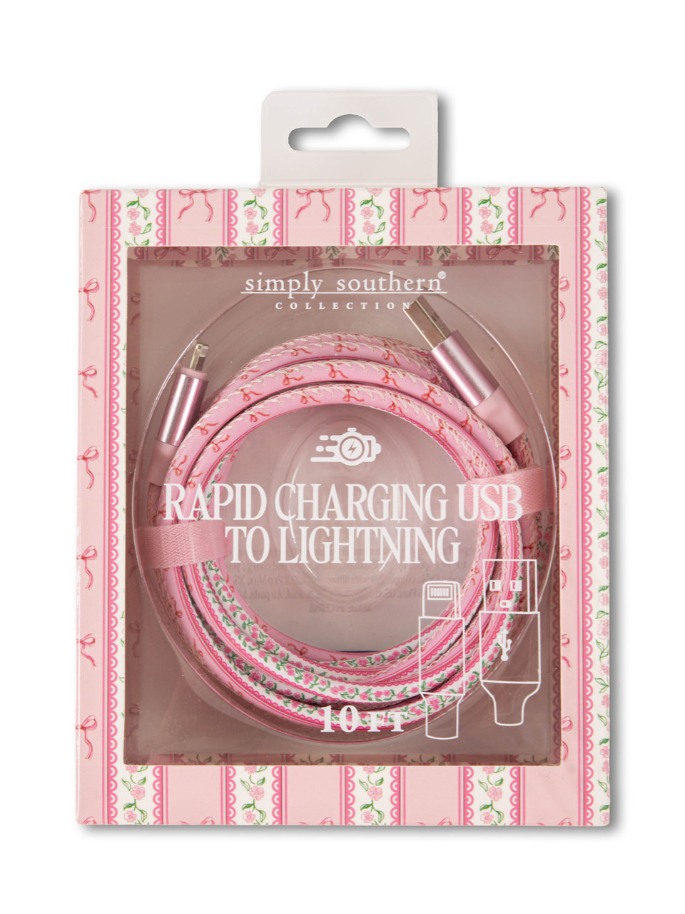 0126-TECH-CBL10-LGT-PNKSTR - Simply Southern Outlet