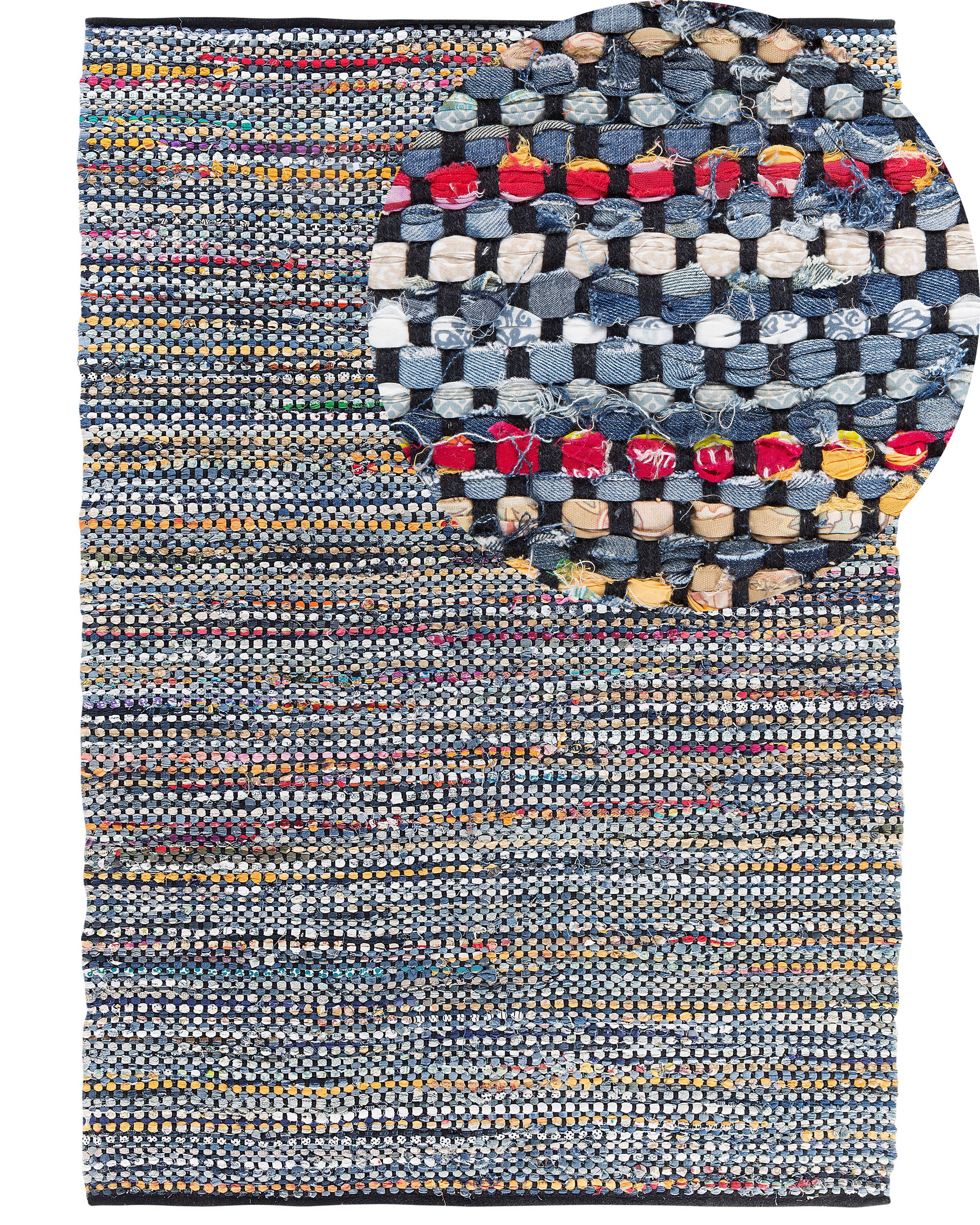 Rug ALANYA Multicolour 160 x 230 cm Cotton