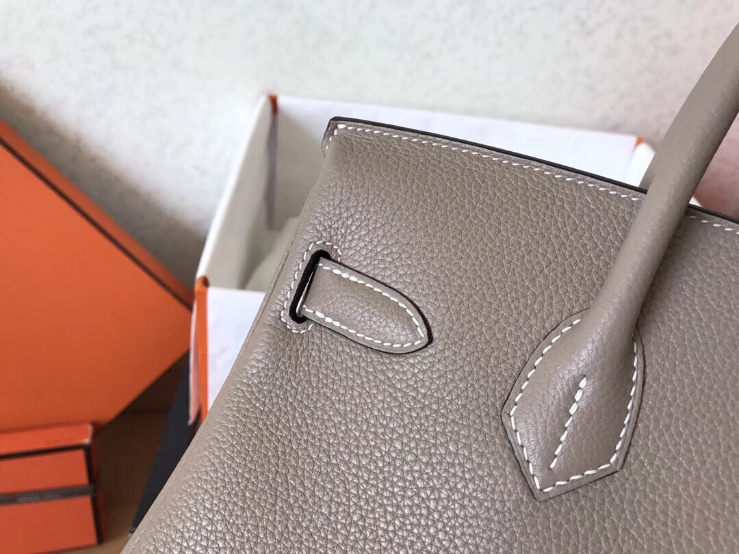 Hermes Birkin 35cm Togo Leather Silver Hardware