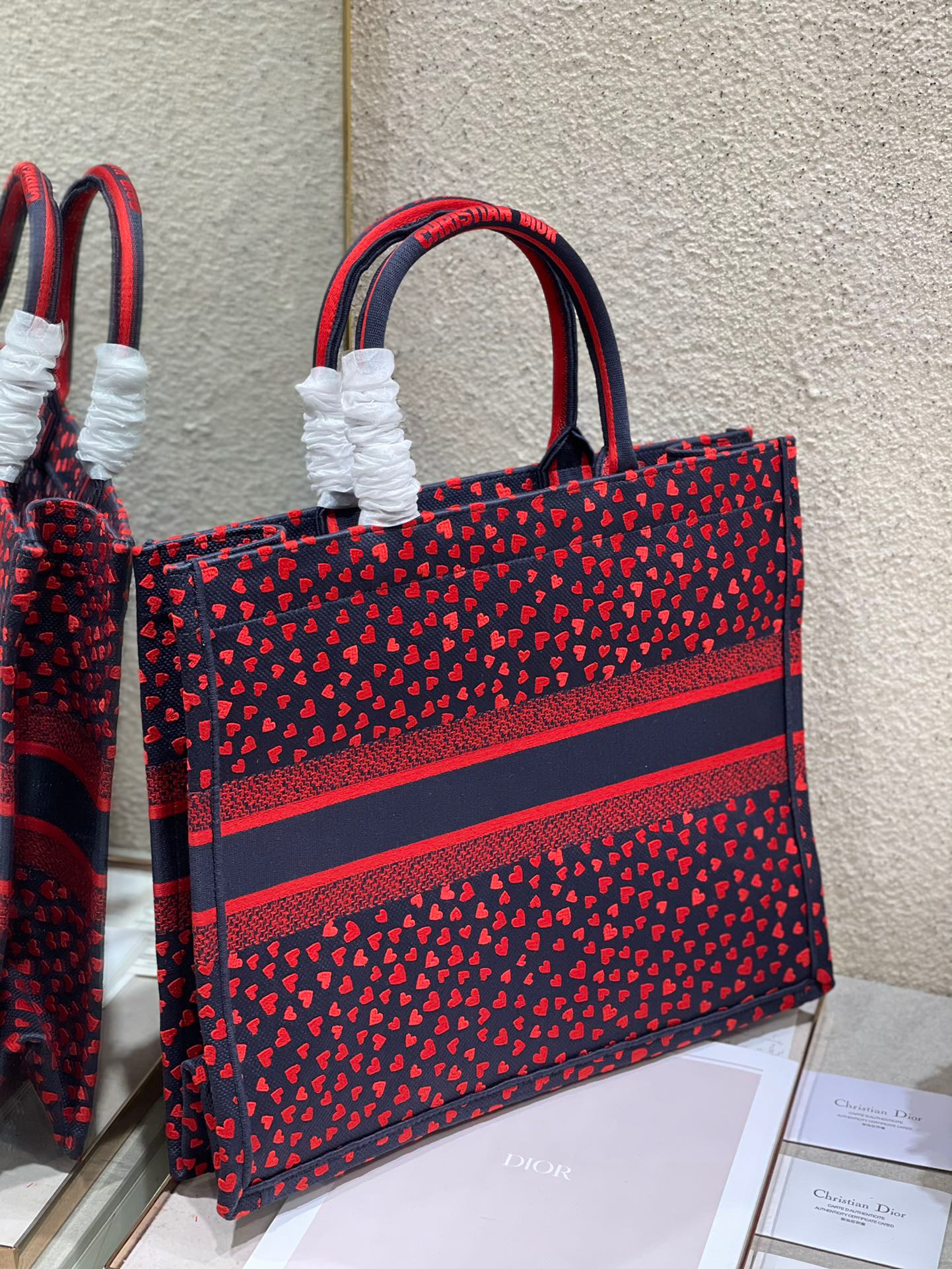 Christian Dior Large Dior Book Tote Crimson Multicolor, For Women, Women’s Handbags 16.5in/42cm CD1:1High-quality replica