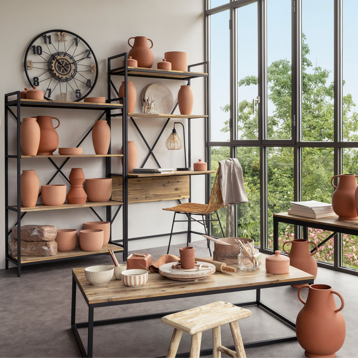 Shelf "Edena" Acacia, 90x141 cm