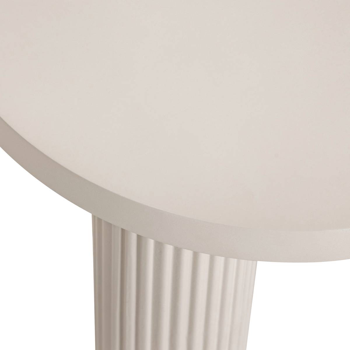 Side Table "Tella" Ivory, D.40 cm