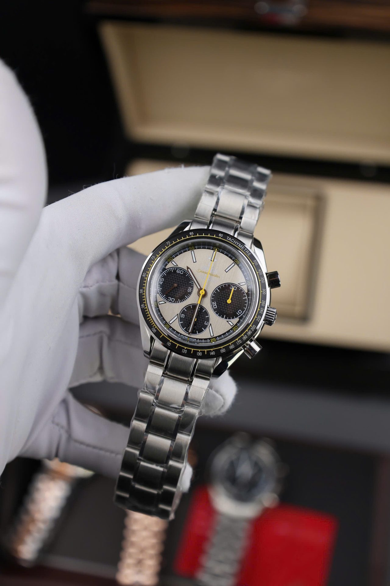 Omega Speedmaster Copies Watches Racing Chronograph Gray Dial 40mm - Top club