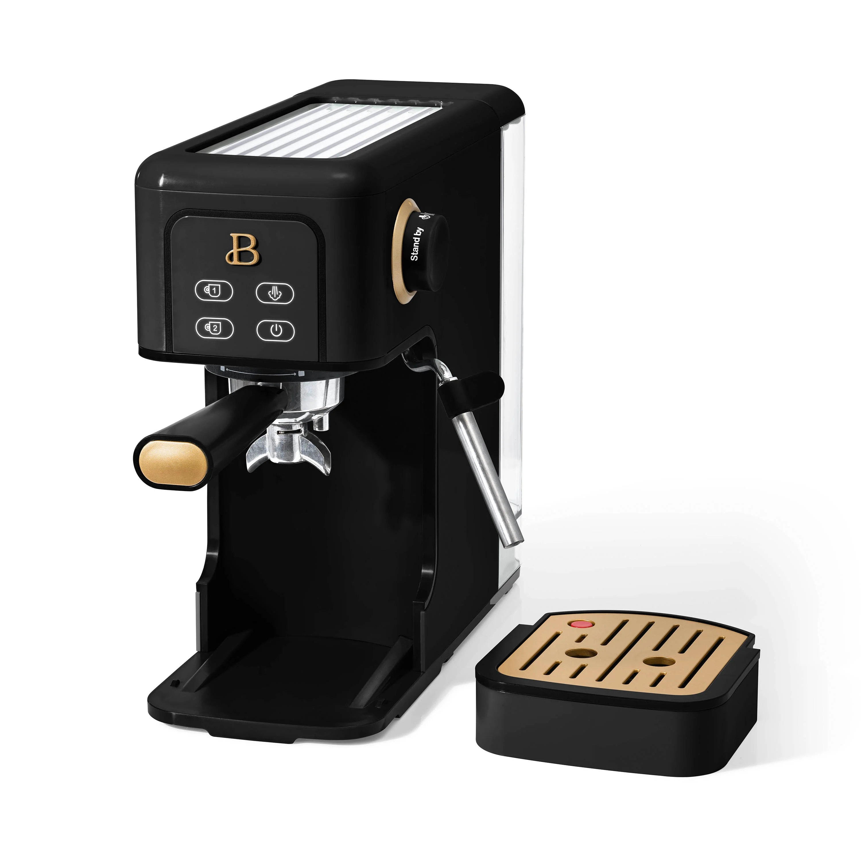 Beautiful Slim Espresso Machine with 20-Bar Pressure, Black Sesame by Drew Barrymore - Image 15