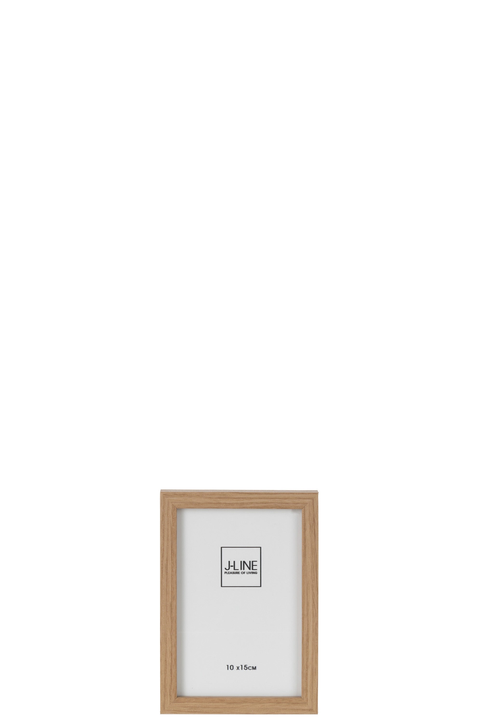 J-Line fotolijst Basic - hout - naturel - extra small - 4 stuks