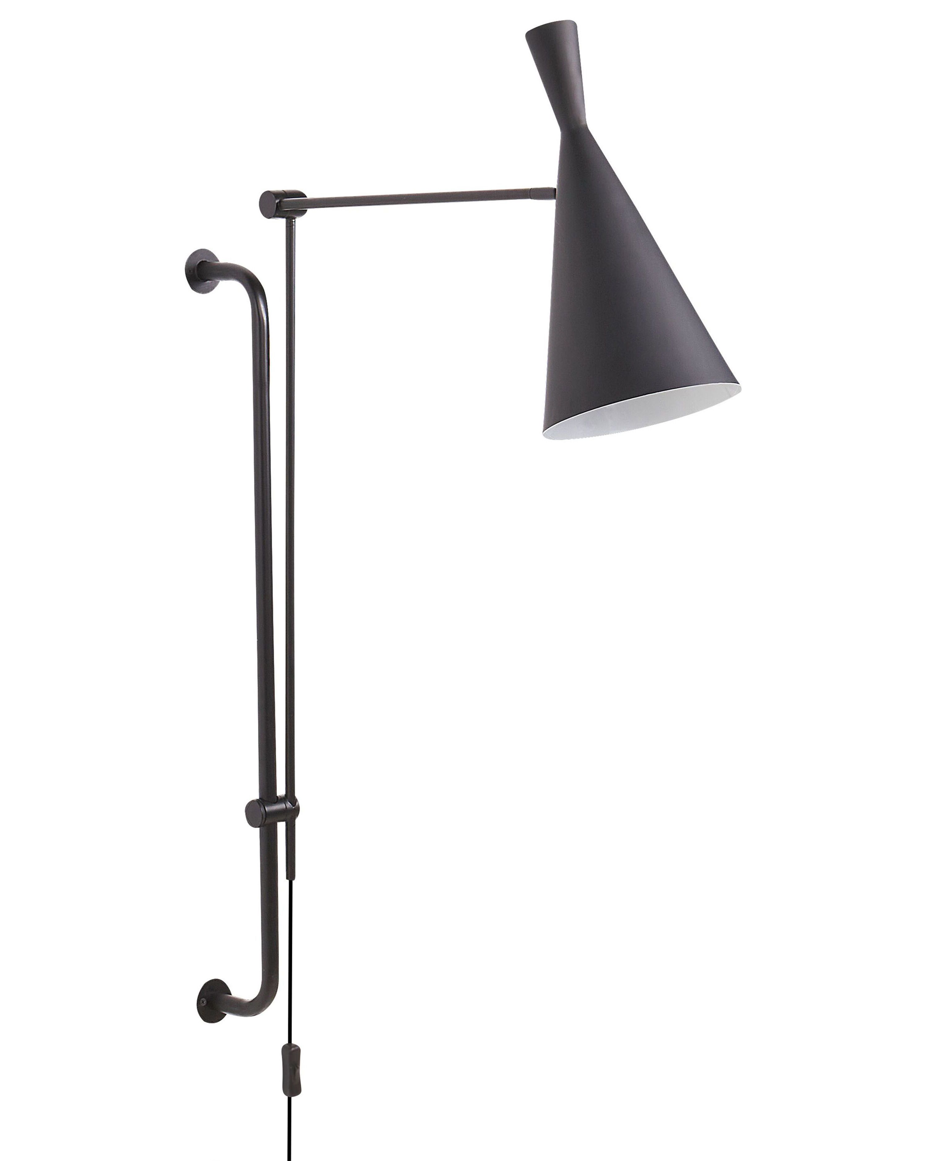Wall Lamp MARISA Adjustable Metal Black