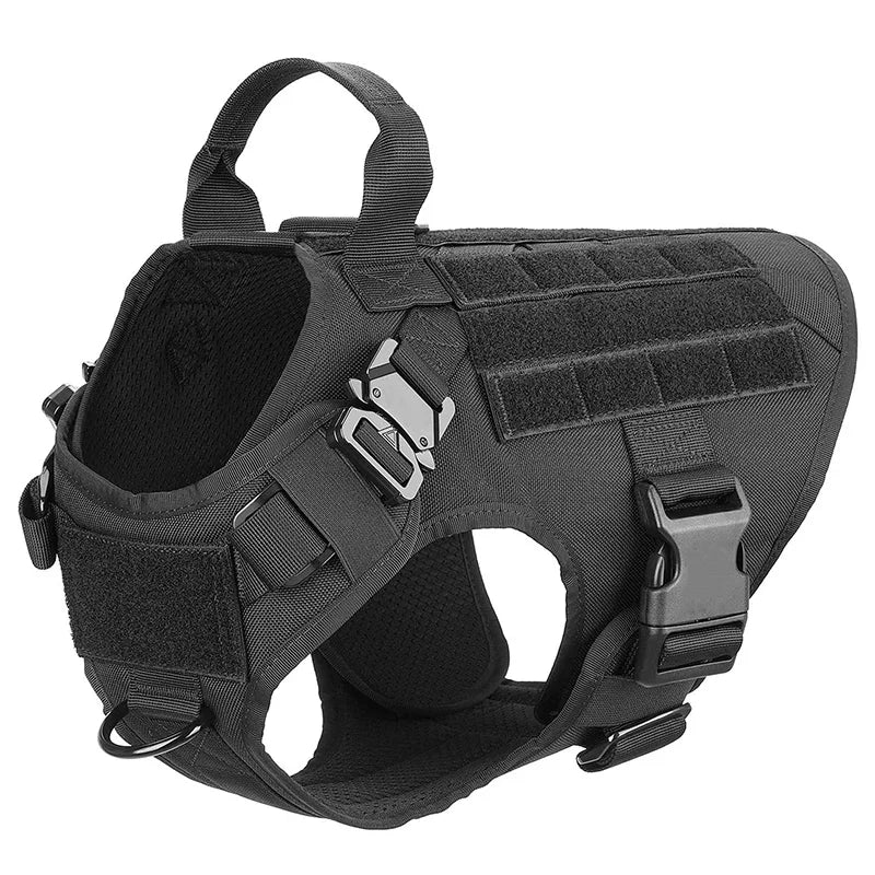 GuardPaw | Tactisch Hondharnas en Leash Set