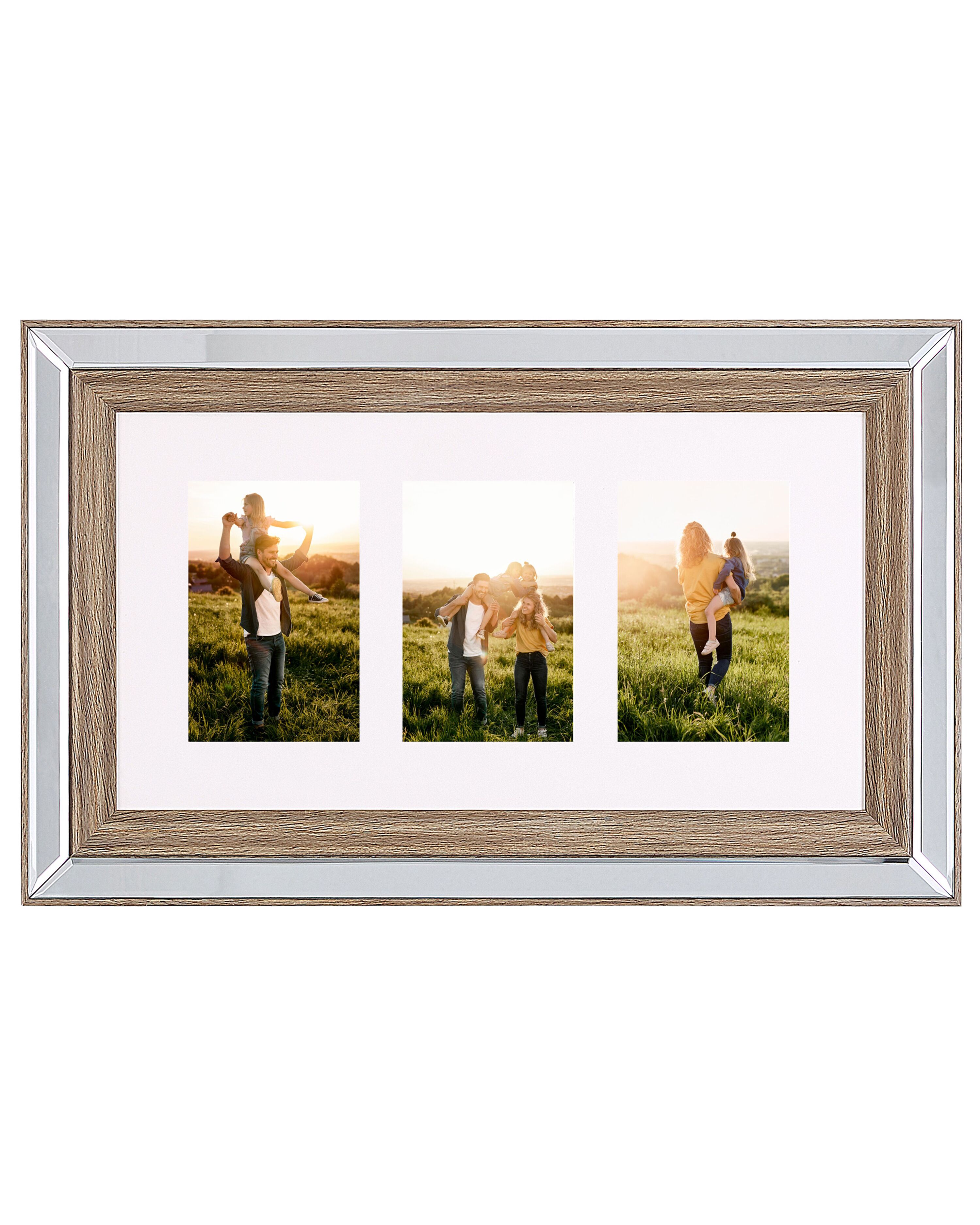 Frame for 3 Photos SINTA Silver