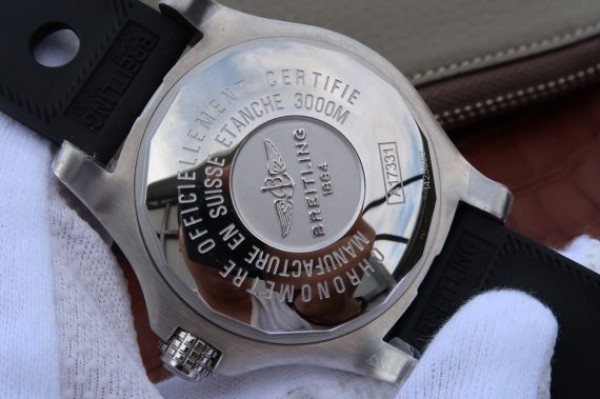 Replica Breitling Avenger II Seawolf SS GF Black Dial Black Rubber Strap A2824 - Top club