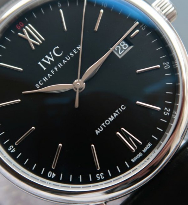 Replica IWC MK Portofino Automatic IW356502 Black Dial A2892 - Elite Watch Atelier