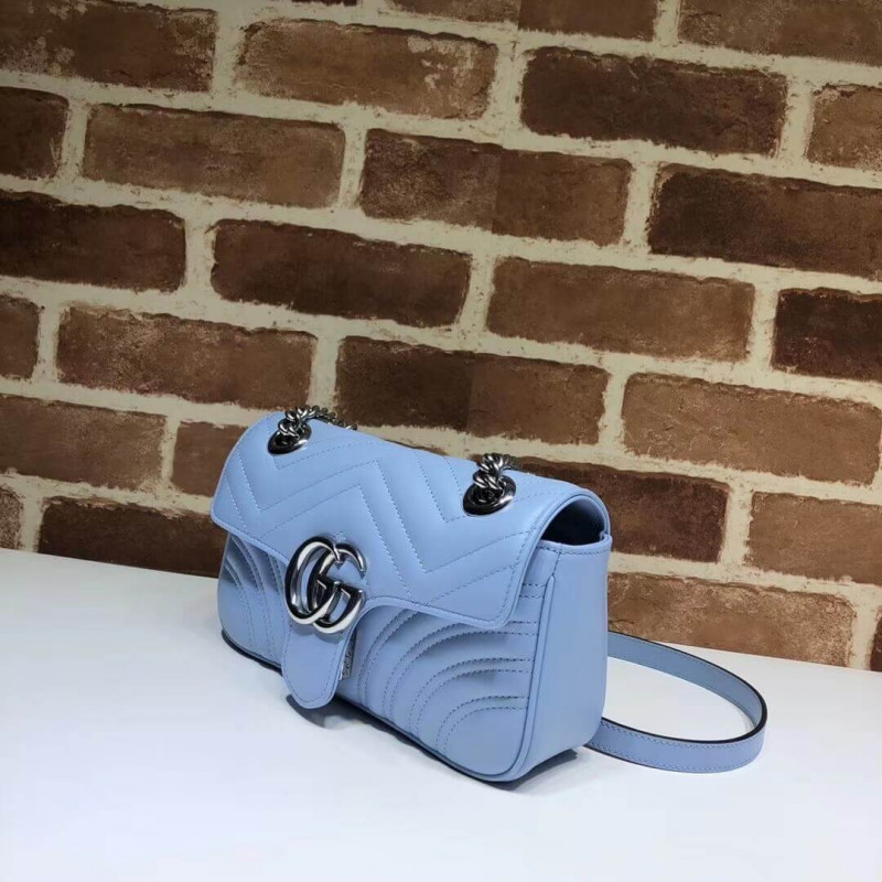Replica Gucci Gg Marmont Matelasse Chevron Leather Mini Bag 4467441:1High-quality replica