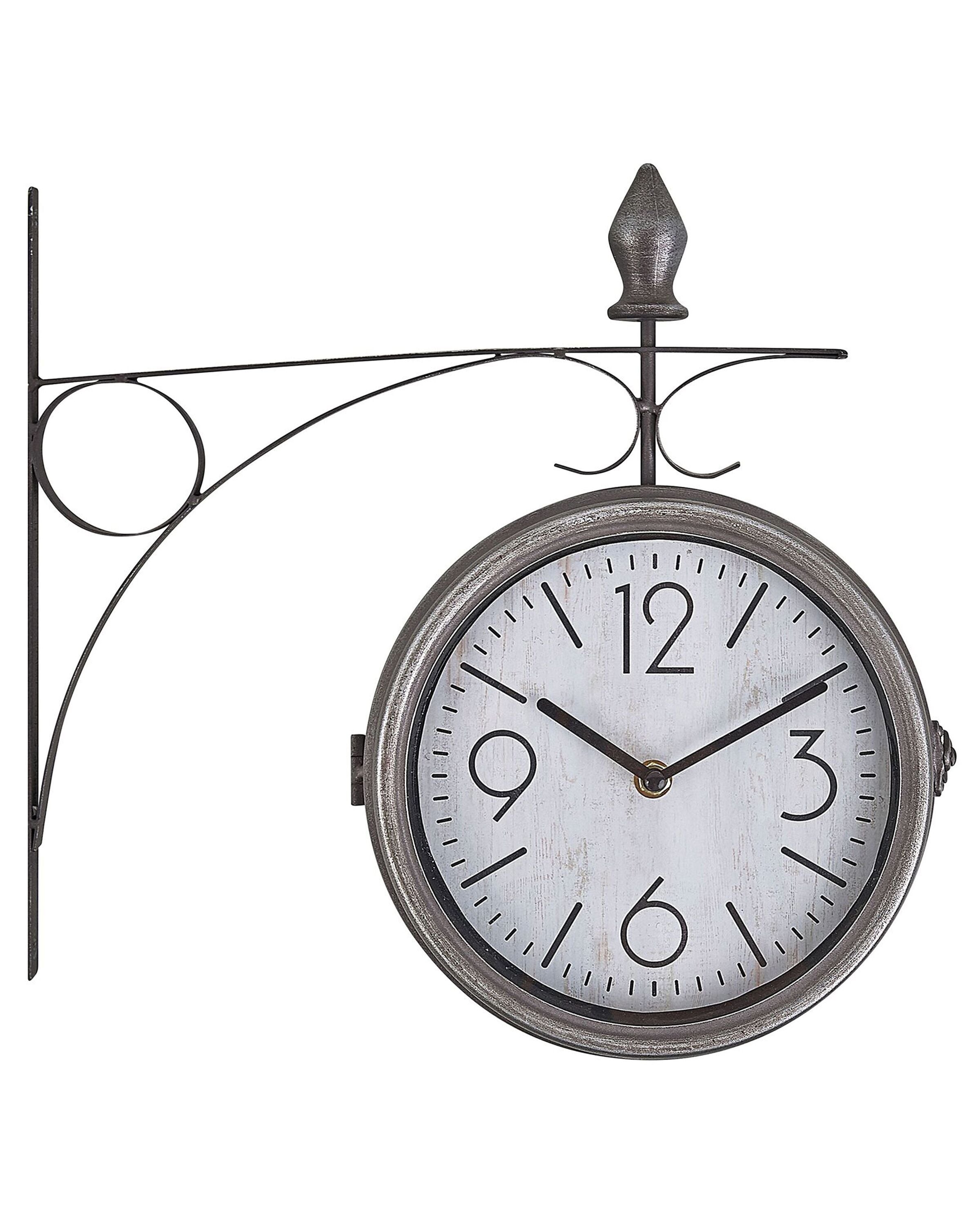 Wall Clock ROMONT 34 cm Metal Silver