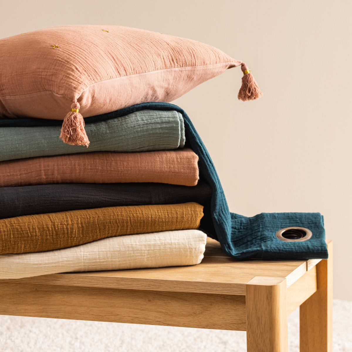 Cushion "Jamana" Pink, 40x40 cm