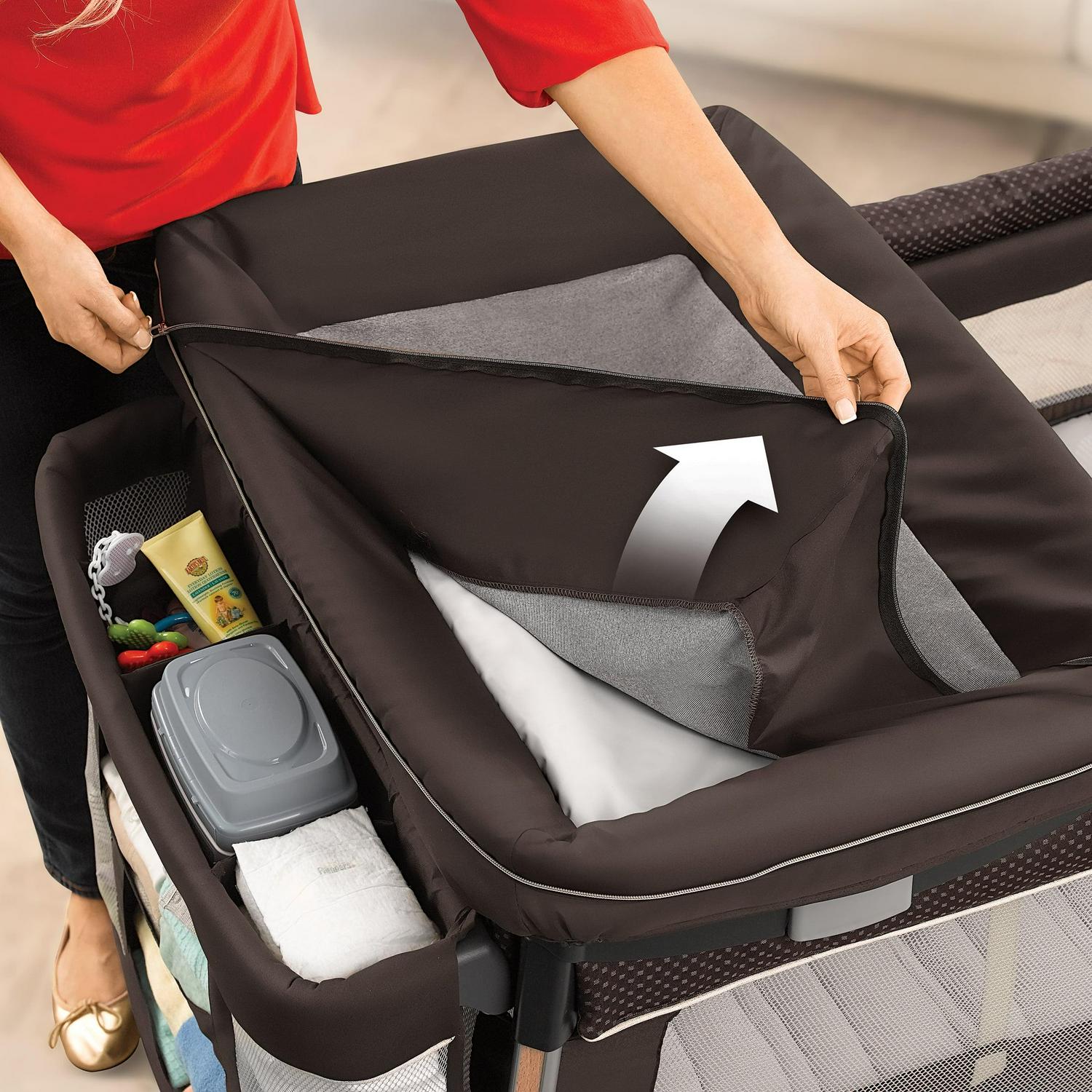 Chicco Lullaby Dream Playard - Latte (Brown) - Image 5