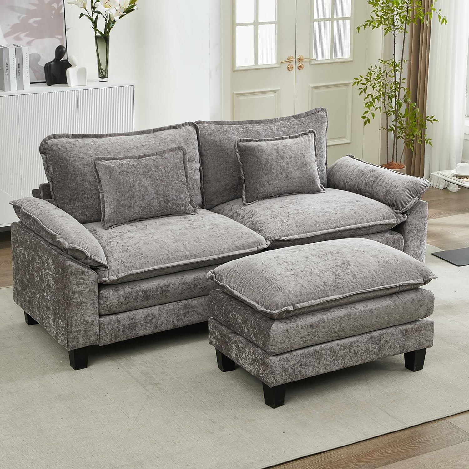 URRED Cloud Couch Modular Sectional Sofa, 87