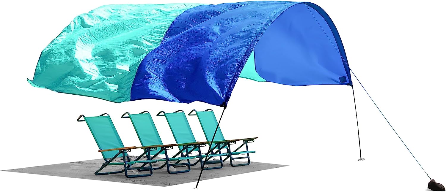 Shibumi Shade Beach Awning, 150 sq ft, UPF 50+, 4 lb Shibumi Shade Beach Awning, 150 sq ft, UPF 50+, 4 lb