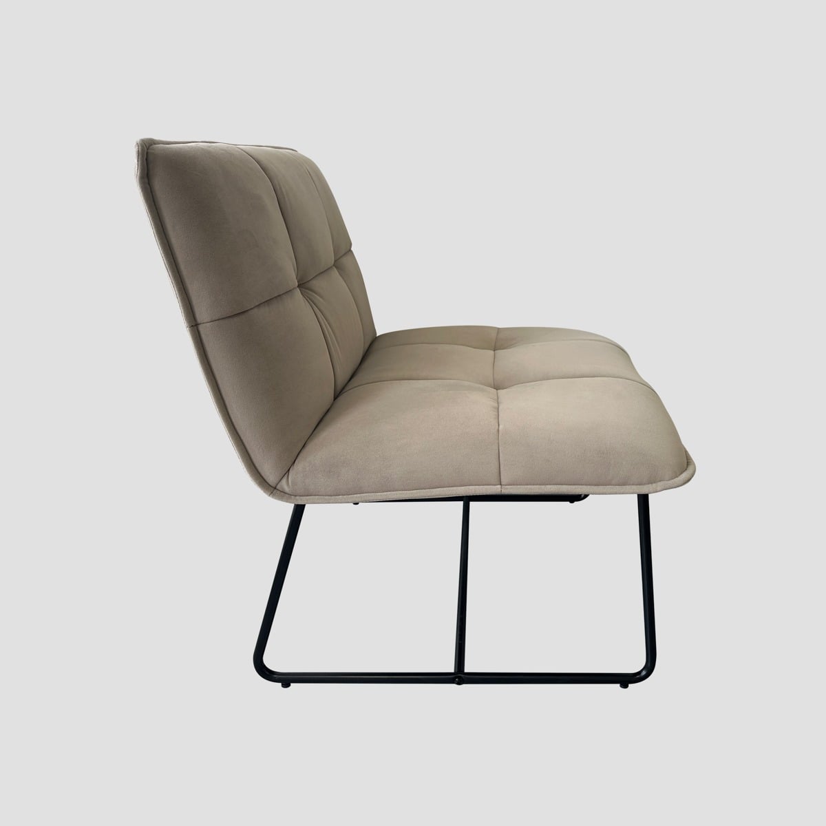 Fotel NELOX welurowy musztardowy 63x69x73 cm