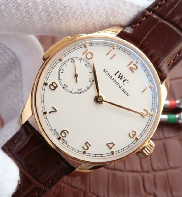 Replica IWC YLF Portuguese YG IW5242 White Dial A95290 - Elite Watch Atelier