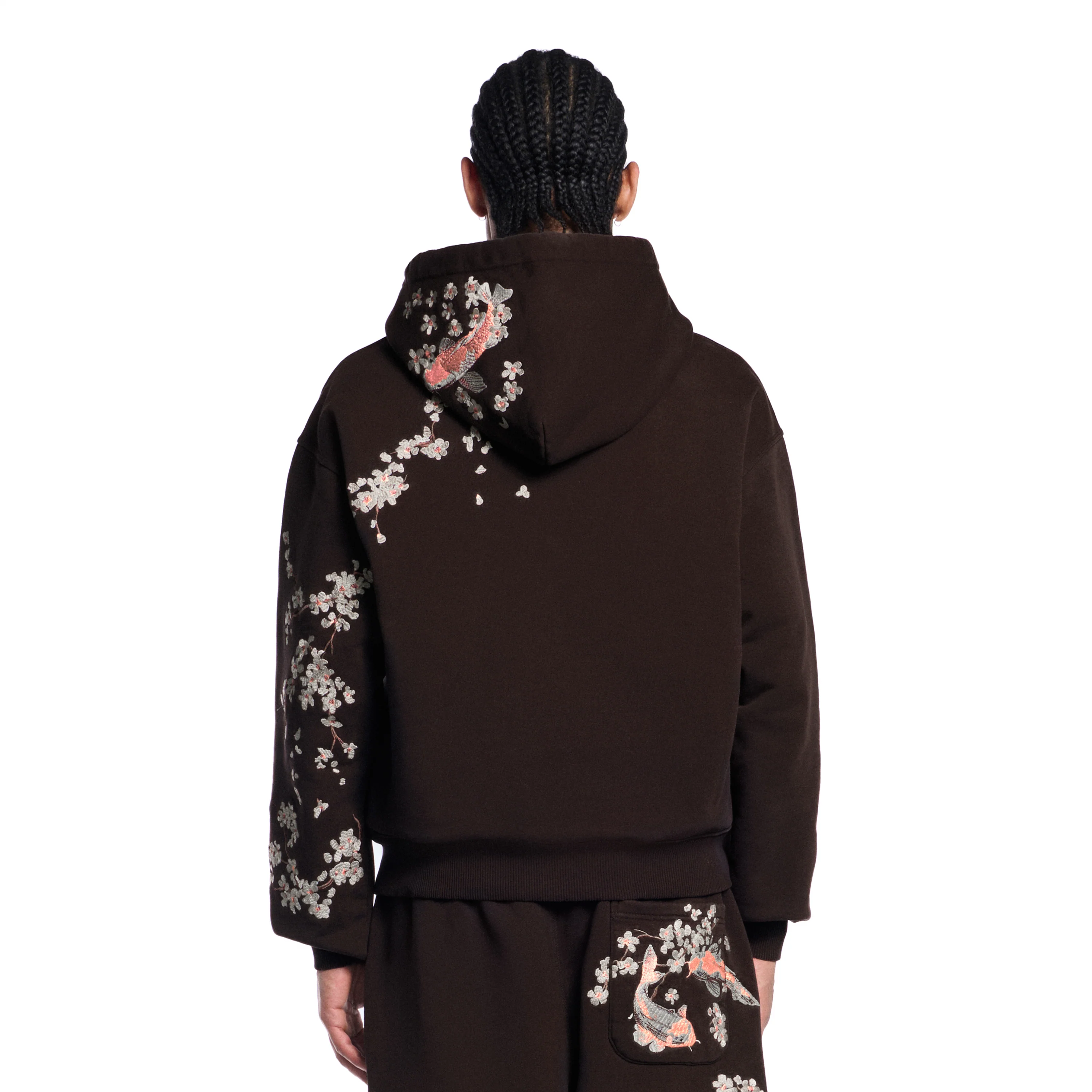 "yakuza v3" Zip Up brown