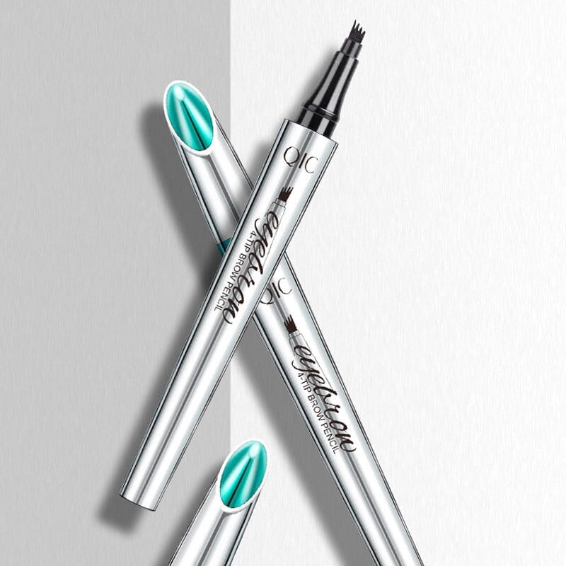Waterdichte 3D Microblading Wenkbrauwpen met 4 Punten voor Natuurlijke Wenkbrauwvormgeving – Langdurig en Pijnvrij