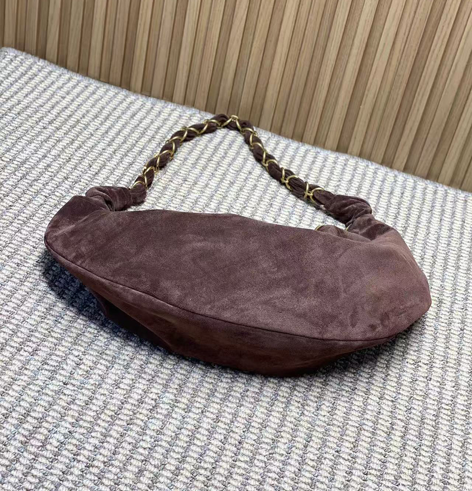 YSL AMALIA Hobo Suede Handbag(HIGH-END GRADE)1:1High-quality replica