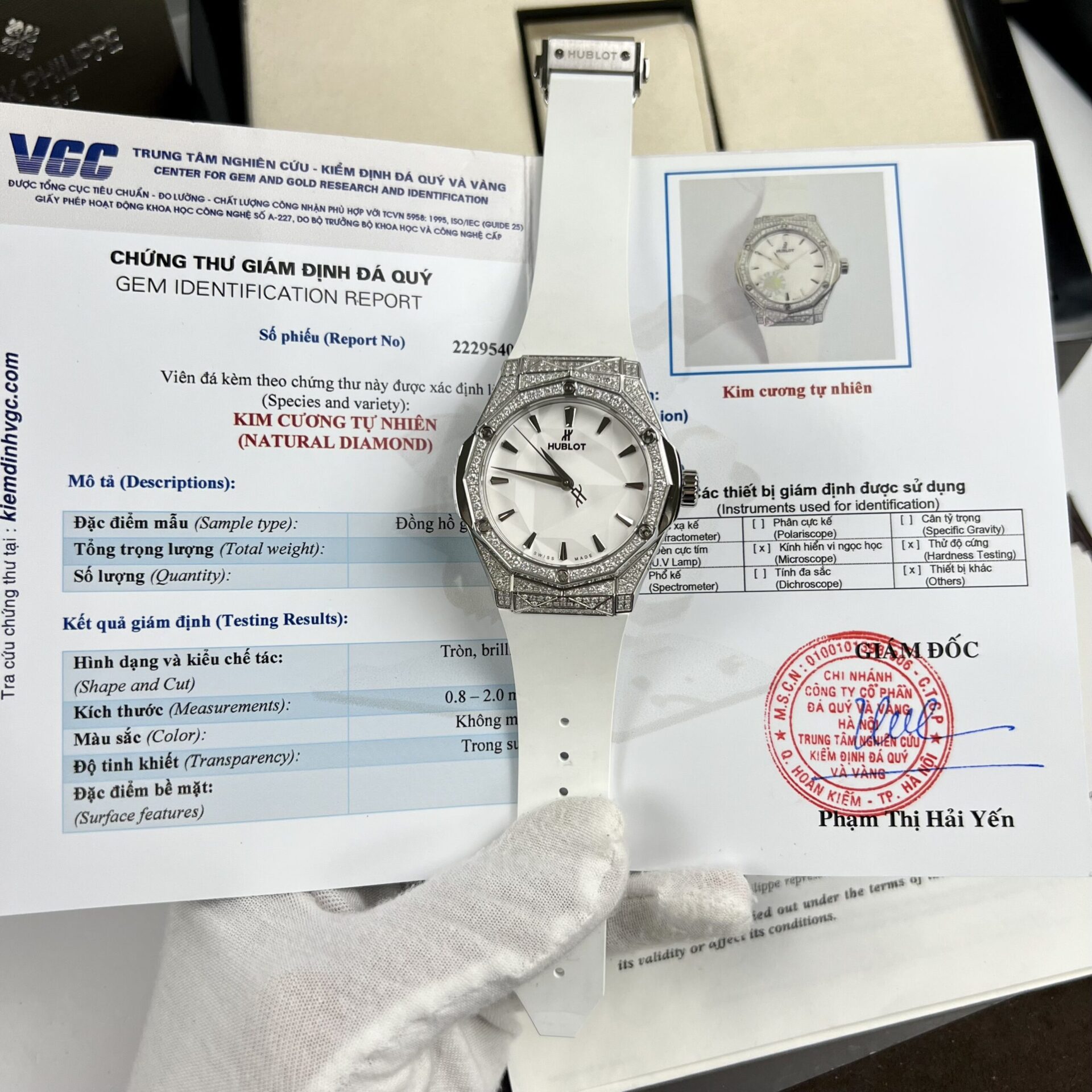 Hublot Orlinski Replica Watch White Dial Custom Moissanite Diamonds APS Factory 40mm - Elite Watch Atelier