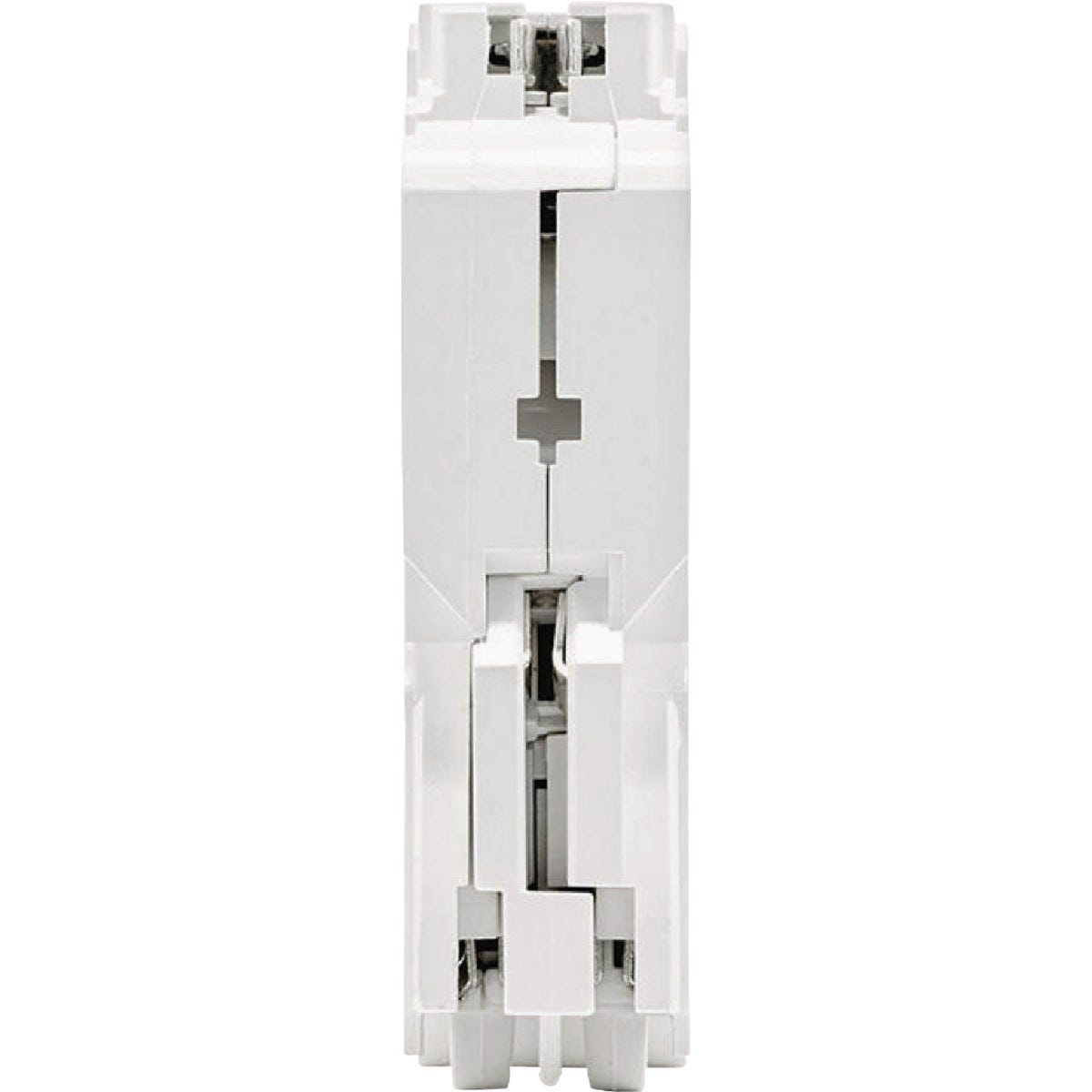 Leviton 15A 1-Pole Hydraulic Magnetic Trip Plug-On AFCI/GFCI White Branch Circuit Breaker