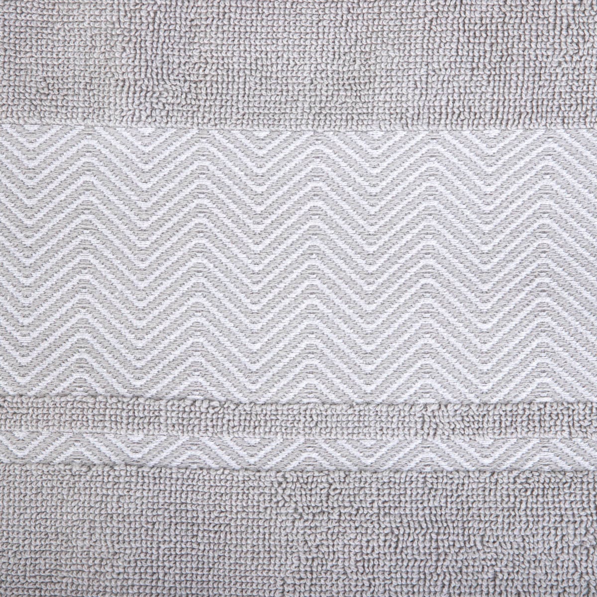 Ręcznik MAIARA szary z ozdobnym przeszyciem 70x130 cm