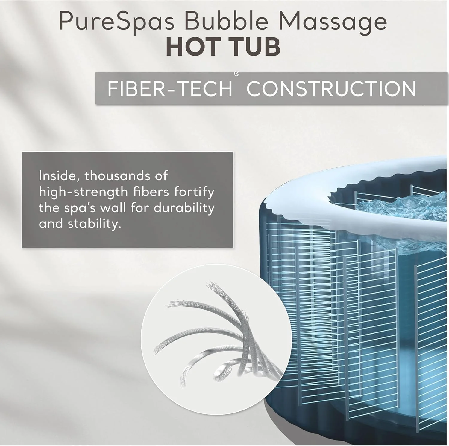 INTEX PureSpa Bubble Massage Spa Set, 4 Person, 77in x 28in - 28425EH - Image 3 INTEX PureSpa Bubble Massage Spa Set, 4 Person, 77in x 28in - 28425EH - Image 3