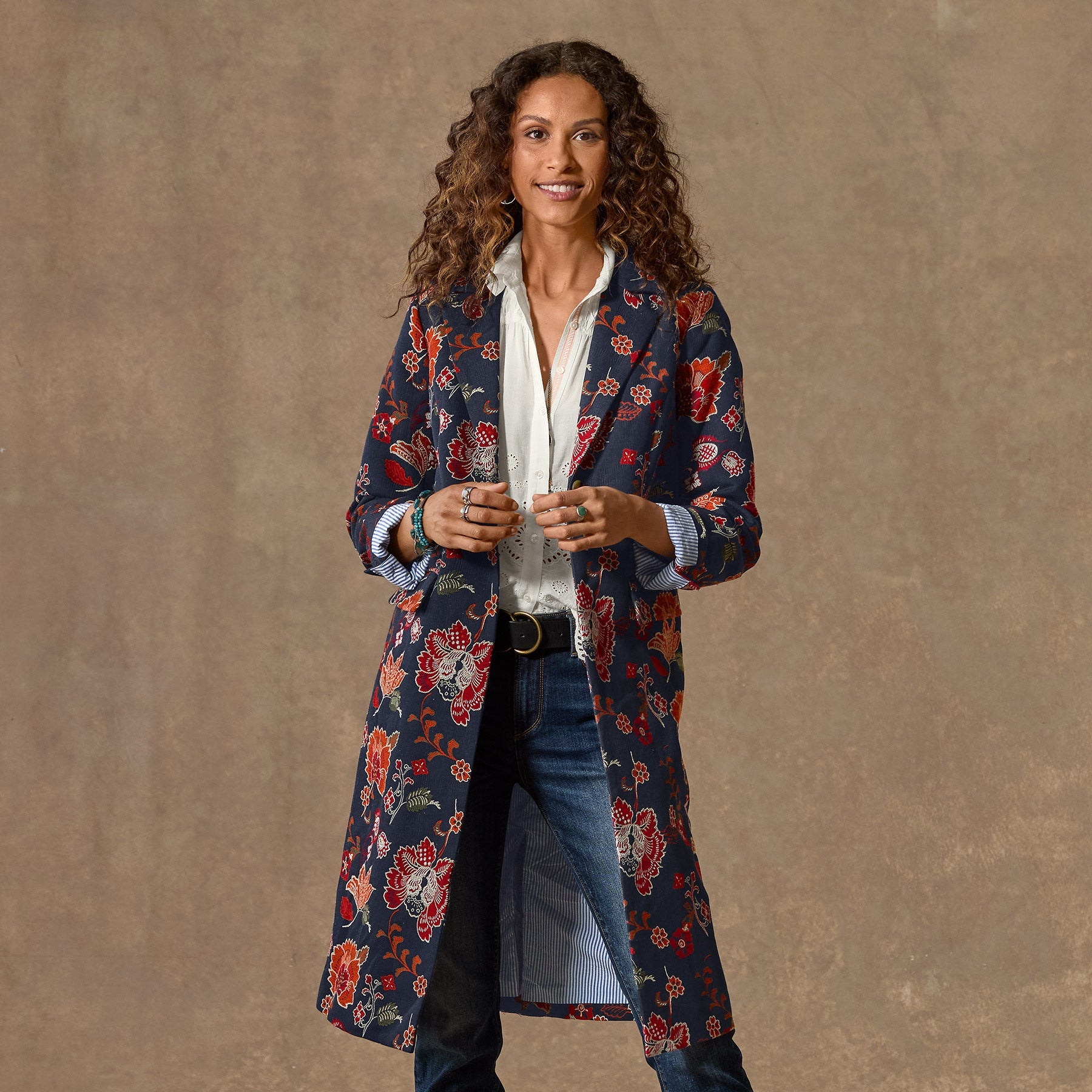 Estelle Floral Topper, Petite - Sundance Clothing