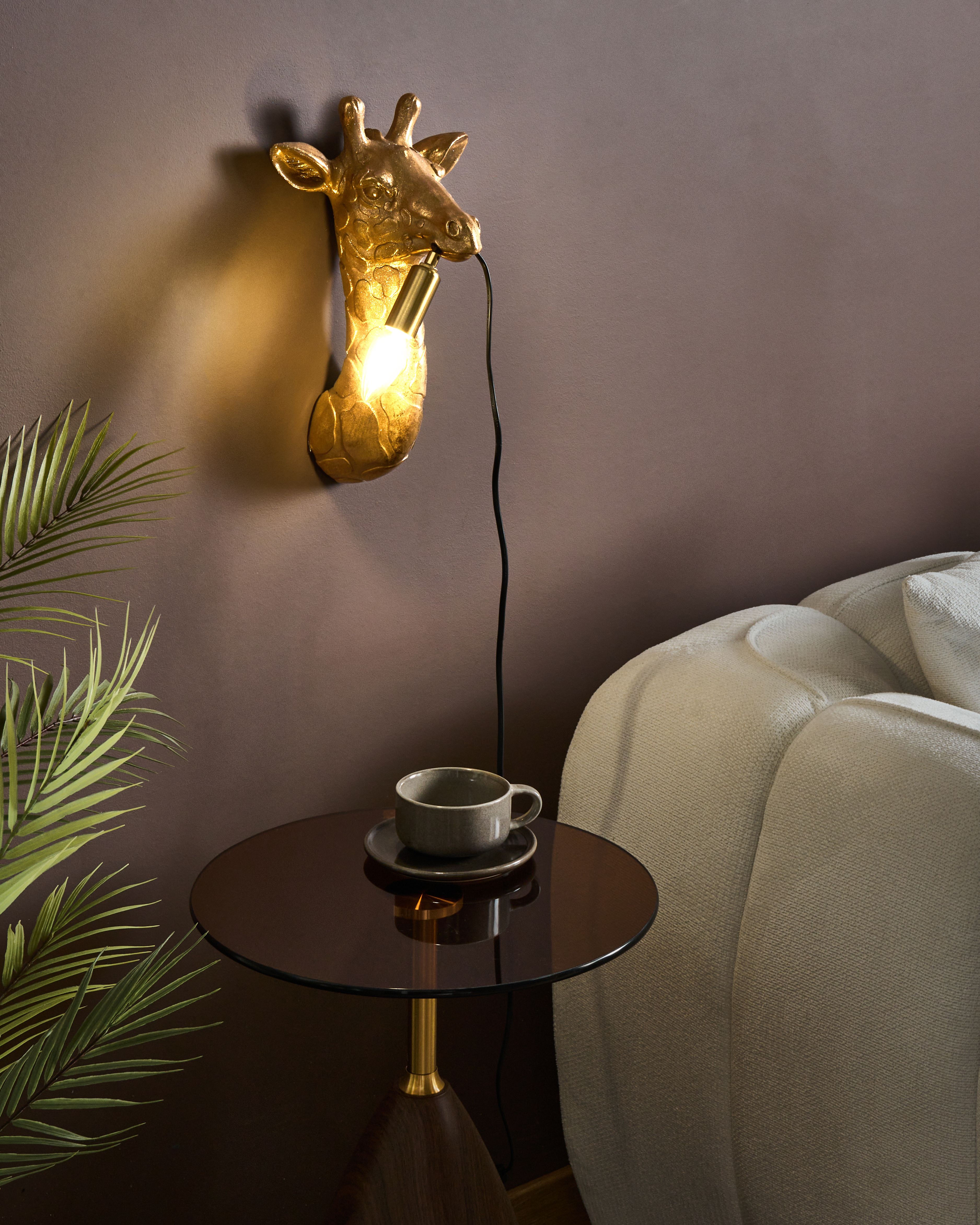 Wall Lamp Giraffe MERLIN Gold