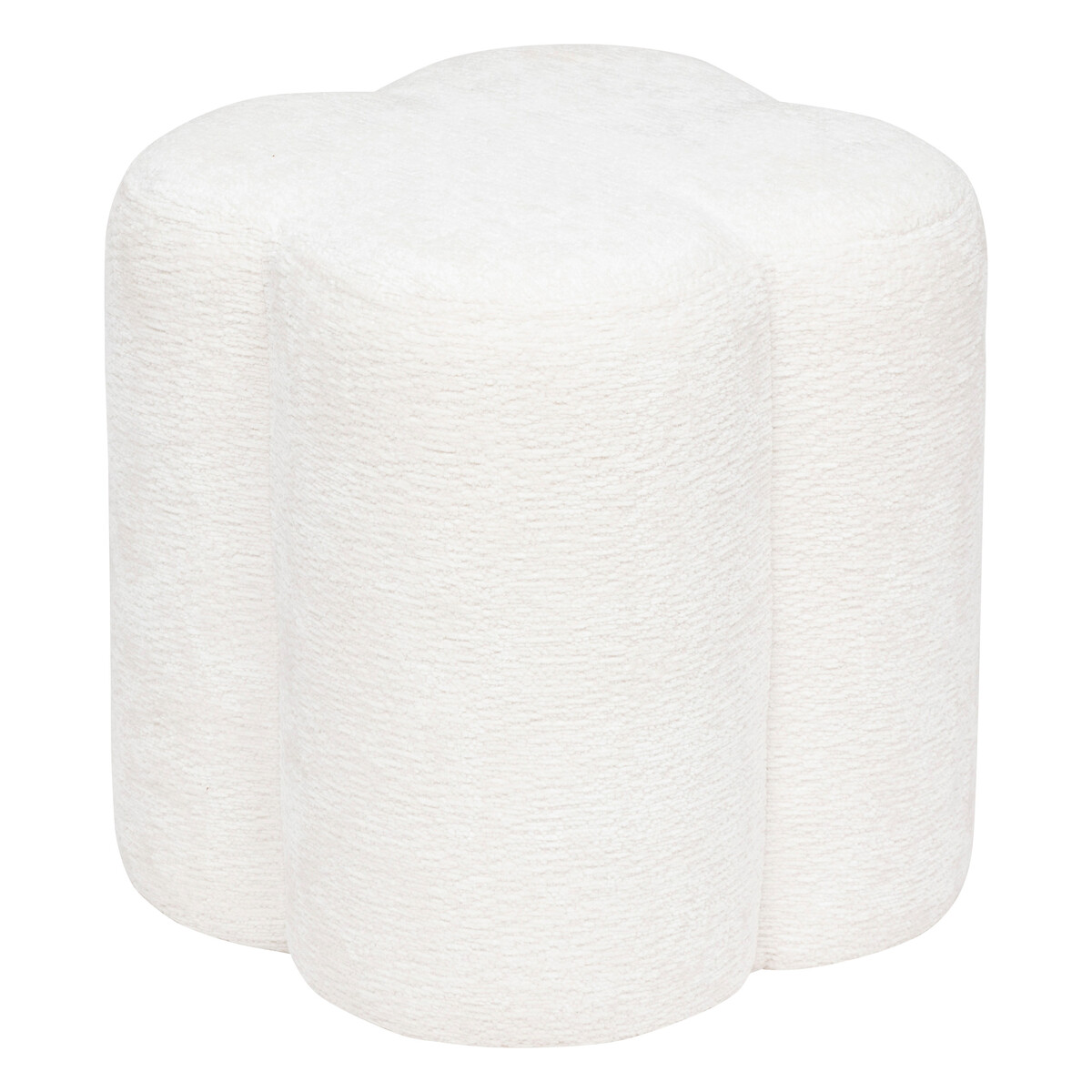 Pouf "Lavon" White, 38x35x35 cm