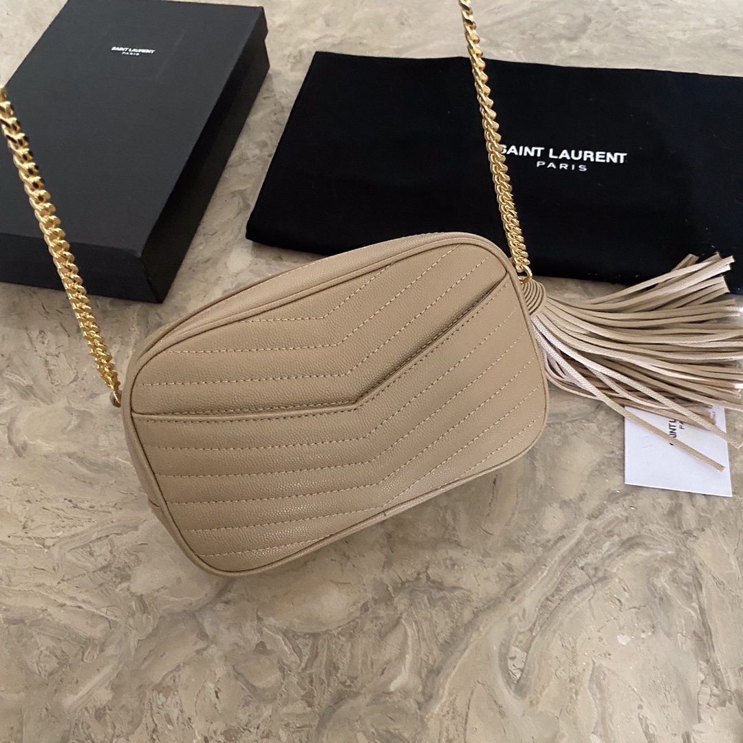 YSL Mini Lou Quilted Leather Camera Bag1:1High-quality replica